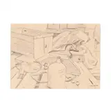 Hatteras Still Life by Claude Howell, Pencil on paper, sold Sep 2020