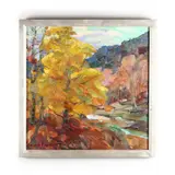 Mountain Beech by James P. Kerr, Oil on linen, sold Sep 2020