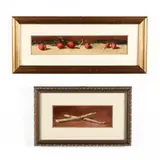 Two Still Lifes by Bert Beirne, Oil on heavy card, sold Aug 2020
