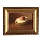 Still Life with Sliced Avocado by Bert Beirne, Oil on board, sold Aug 2020