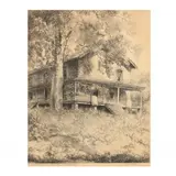 The Rock House, Near Charlotte, North Carolina by Louis Orr, Etching, sold Aug 2020