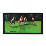 Polo Match by Linda St. Clair, Oil on canvas, sold Aug 2020