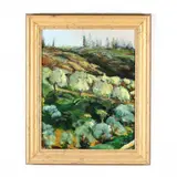Campo Tagliano by Gail Morrison, Oil on canvas, sold Aug 2020