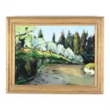 Strada Privata by Gail Morrison, Oil on canvas, sold Aug 2020