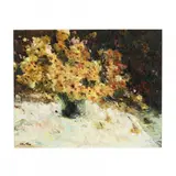 Still Life with Yellow Flowers by Mei Shu, Oil on canvas board, sold Aug 2020