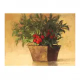 Small Cherry Tree by Yumiko Ichikawa, Oil on paper, sold Aug 2020