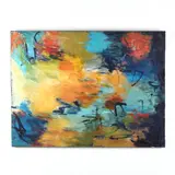 Abstract Expressionist Painting by Diane Patton, Oil on canvas, sold Aug 2020