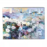 Smith Mountain Lake by Kay Sutherland, Oil on canvas, sold Aug 2020