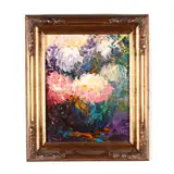 Still Life with Hydrangeas by Kay Sutherland, Oil on canvas, sold Aug 2020