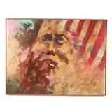Citizen '68 by Rick Ransburg, Oil on board, sold Aug 2020