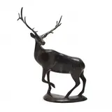 Bronze Elk by Robert Deurloo, Faux stone cold painted bronze, sold Aug 2020