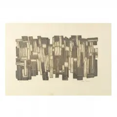 Breakwater by Valerie Thornton, Etching in colors, sold Aug 2020