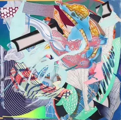 Collage For Algadar by Frank Stella, Mixed Media Paper Collage, sold Oct 2026