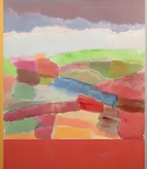 King Richards Stand by Ronnie Landfield, Painting, sold Oct 2026