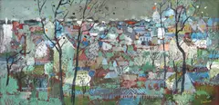 Cincinnati Hills by Henry Faulkner, Painting, sold Oct 2026