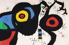 Les Deux Amis by Joan Miró, Etching, sold Oct 2026