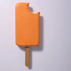 ORANGE BAR Hyperrealistic Ice Cream by Peter Anton, Sculpture, sold Oct 2026