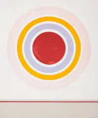 Blush by Kenneth Noland, Lithograph, sold Oct 2026