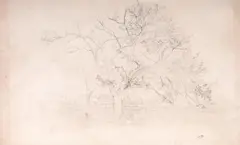 Arbres by Camille Pissarro, Drawing, sold Oct 2026