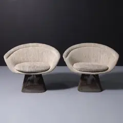 Untitled by Warren Platner, Bronze-Plated Steel Armchairs, sold Oct 2026