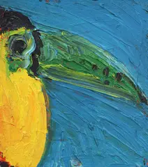 Toucan by Hunt Slonem, Painting, sold Oct 2026