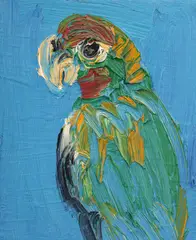Amazon by Hunt Slonem, Painting, sold Oct 2026