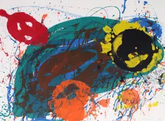 For Thirteen by Sam Francis, Screenprint, sold Oct 2026