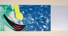 Lithograph & Collage by James Rosenquist, Screenprint, sold Oct 2026