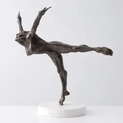UNTITLED (Flying Woman) by John Silk Deckard, Bronze Sculpture, sold Oct 2026