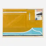 Ochre by Richard Diebenkorn, 1983, woodcut in colors on Mitsumata paper, sold Apr 2024