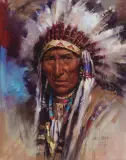 Spirit of the Bear Paw by Harley Brown, Pastel, sold Apr 2024