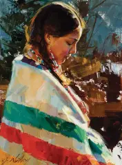 Fresh Air by Jeremy Winborg, Oil on board, sold Apr 2024