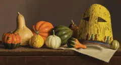 Gourdes by William Acheff, Oil on linen, sold Apr 2024