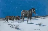 Cold Morning by John D. Free, Pastel, sold Aug 2024