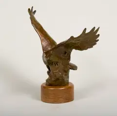 Presidential Eagle by Sandy Scott, Bronze, sold Aug 2024