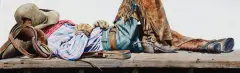 One Tired Hombre by Nelson Boren, Watercolor, sold Aug 2024