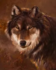 Autumn Chill by Dave Merrill, Oil on canvas, sold Aug 2024