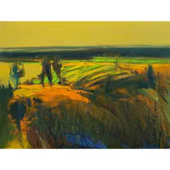 Untitled by Henrietta Berk, oil on canvas, sold Jul 2026
