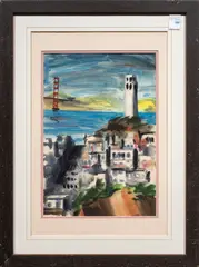 View of San Francisco by Jack Laycox, watercolor, sold Jul 2026