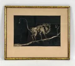 Untitled by Benjamin Levy, Aquatint etching, offered Mar 2022