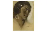 Untitled by Ignacio Zuloaga, Charcoal and black crayon heightened with white on buff paper, offered Jun 2019