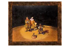 Untitled by Ken Moroney, Oil on board, offered May 2019