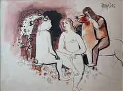 Untitled by Arup Das, Watercolour on Paper, sold May 2025