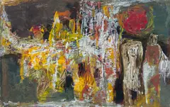 Untitled by Arup Das, Mixed Media on Paper, sold May 2025