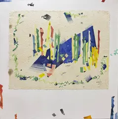 Untitled by Ganesh Haloi, Mixed Media on Canvas, sold Feb 2025