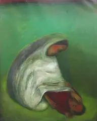 Untitled by Gogi Saroj Pal, Oil on canvas, sold Feb 2025