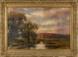 landscape by Charles P. Appel, oil on canvas, offered Jan 2013
