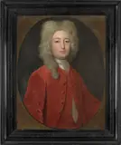 portrait of a gentleman by Philippe Mercier, oil on canvas, sold Jan 2013