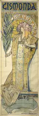 Gismonda by Alphonse Mucha, 1894, lithograph, sold Jan 2025