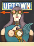 Uptown by Richard Lindner, lithograph, sold Jan 2025
